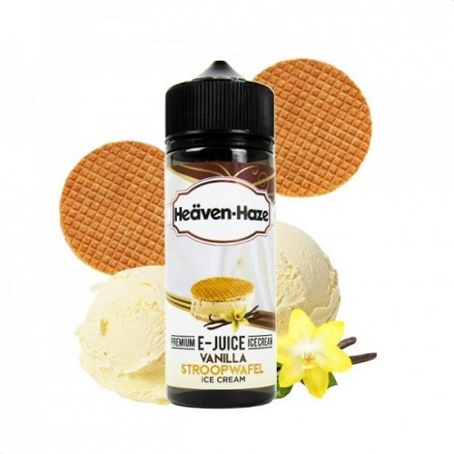 HEAVEN HAZE - VANILLA STROOPWAFEL ICE CREAM 120ML