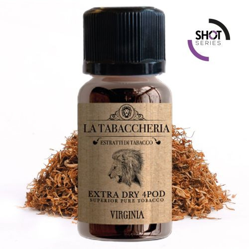 LA TABACCHERIA EXTRA DRY 4POD - VIRGINIA - AROMA SHOT SERIES 20 ML IN 60 ML