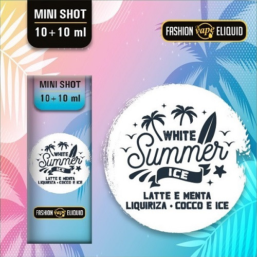 FASHION VAPE ELIQUID - WHITE SUMMER - MINI SHOT 10ML