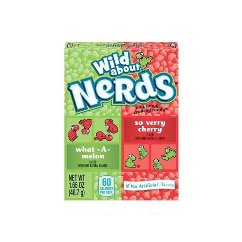 WONKA Nerds Watermelon & Cherry - Caramelle anguria e ciliegia 46.7 gr